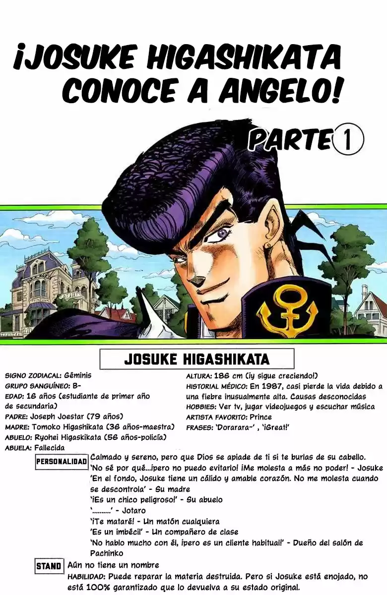 JoJo's Bizarre Adventure: Diamond Is Unbreakable (Full Color) - Capítulo 4 - Página 1 - LectorTMOo