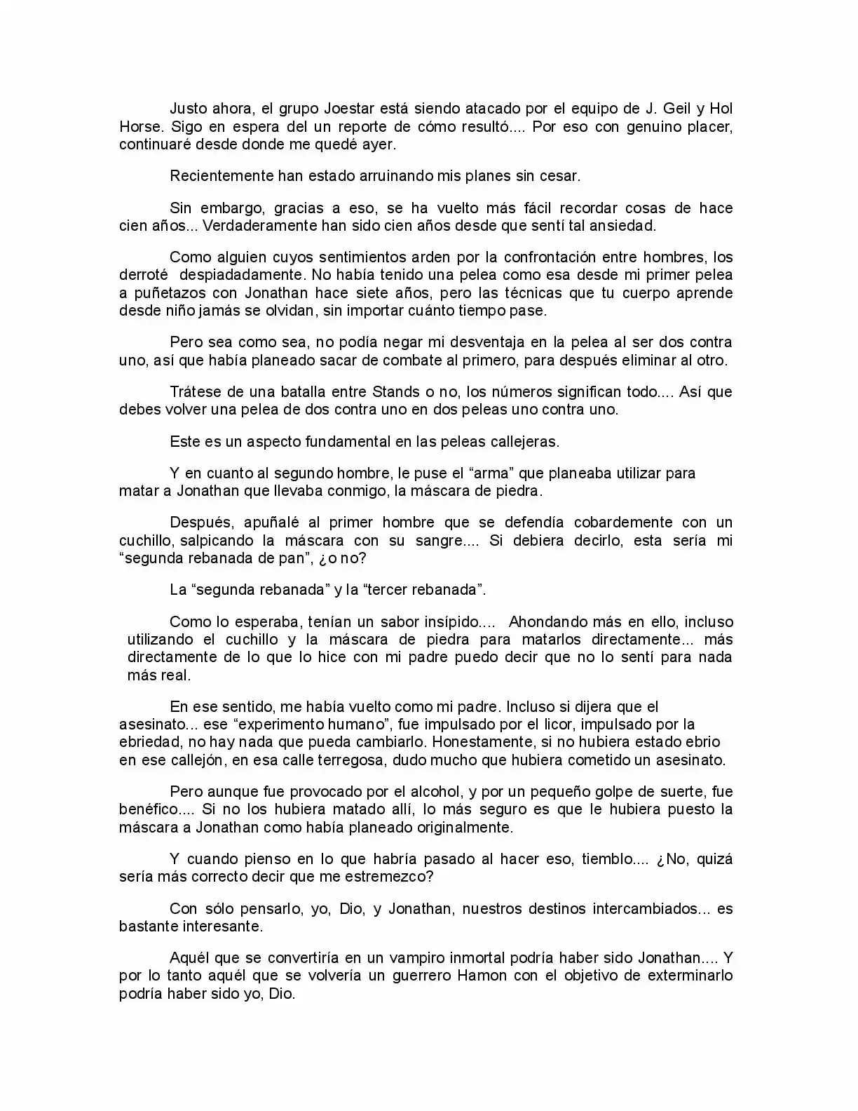 JoJo's Bizarre Adventure: Over Heaven (Novela) - Capítulo 36 - Página 1 - LectorTMOo