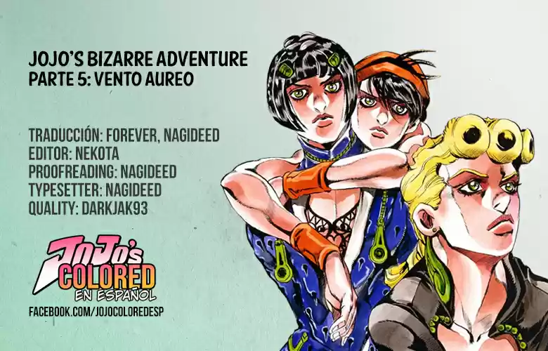 JoJo's Bizarre Adventure Part 5 - Vento Aureo [Official Colored] - Capítulo 102 - Página 21 - LectorTMOo