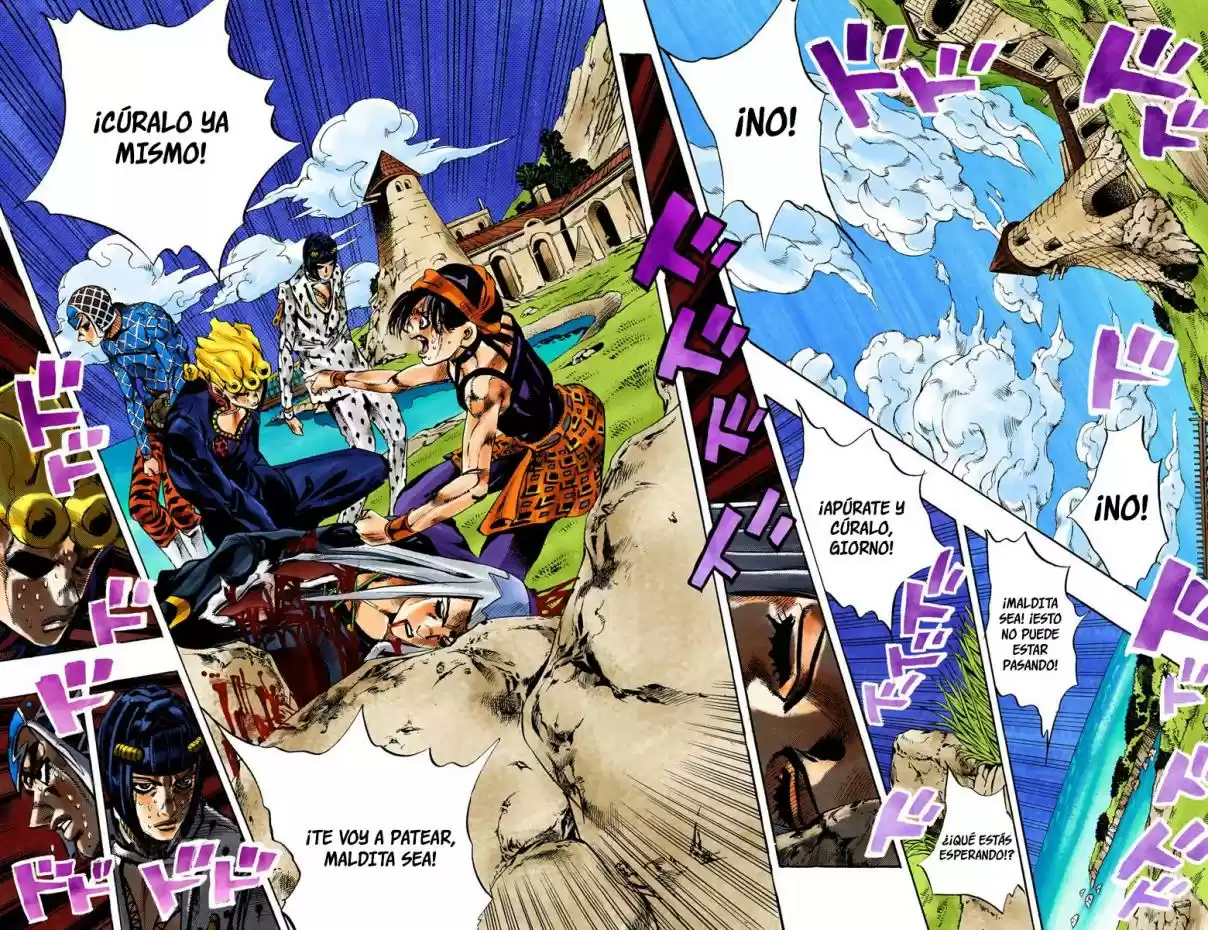 JoJo's Bizarre Adventure Part 5 - Vento Aureo [Official Colored] - Capítulo 111 - Página 9 - LectorTMOo