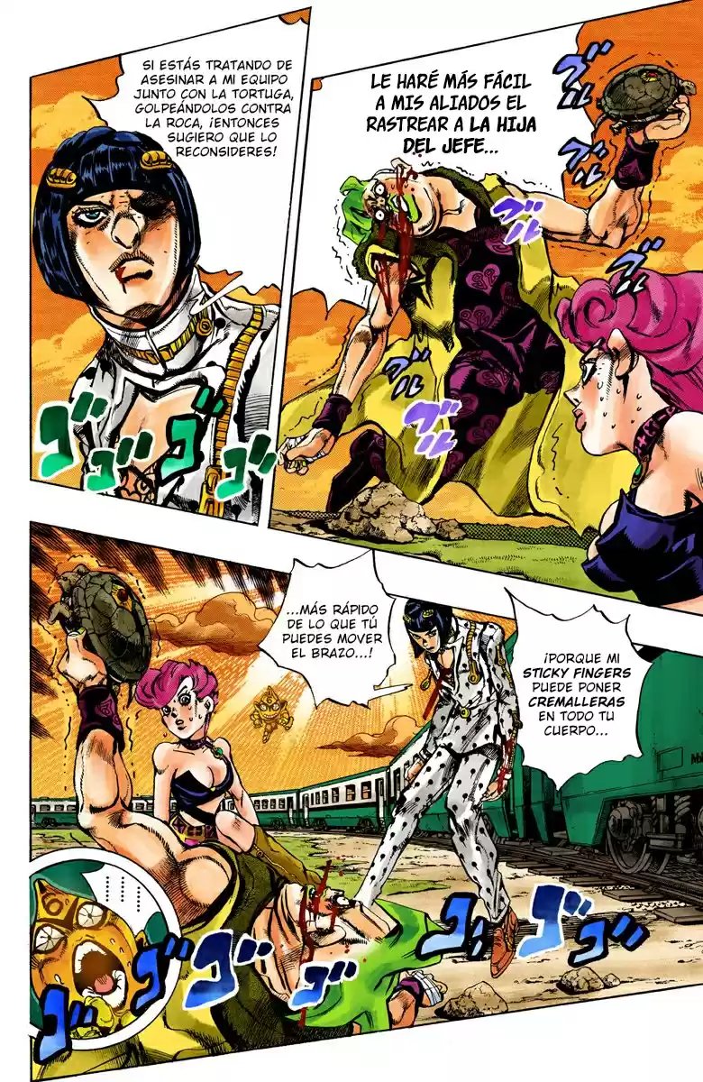 JoJo's Bizarre Adventure Part 5 - Vento Aureo [Official Colored] - Capítulo 60 - Página 4 - LectorTMOo
