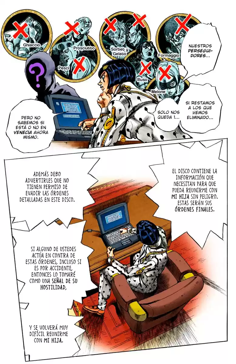 JoJo's Bizarre Adventure Part 5 - Vento Aureo [Official Colored] - Capítulo 77 - Página 4 - LectorTMOo