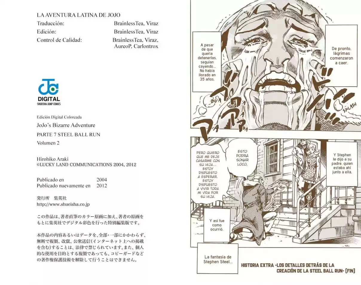 JoJo's Bizarre Adventure Part 7 - Steel Ball Run [Official Colored] - Capítulo 11.5 - Página 5 - LectorTMOo