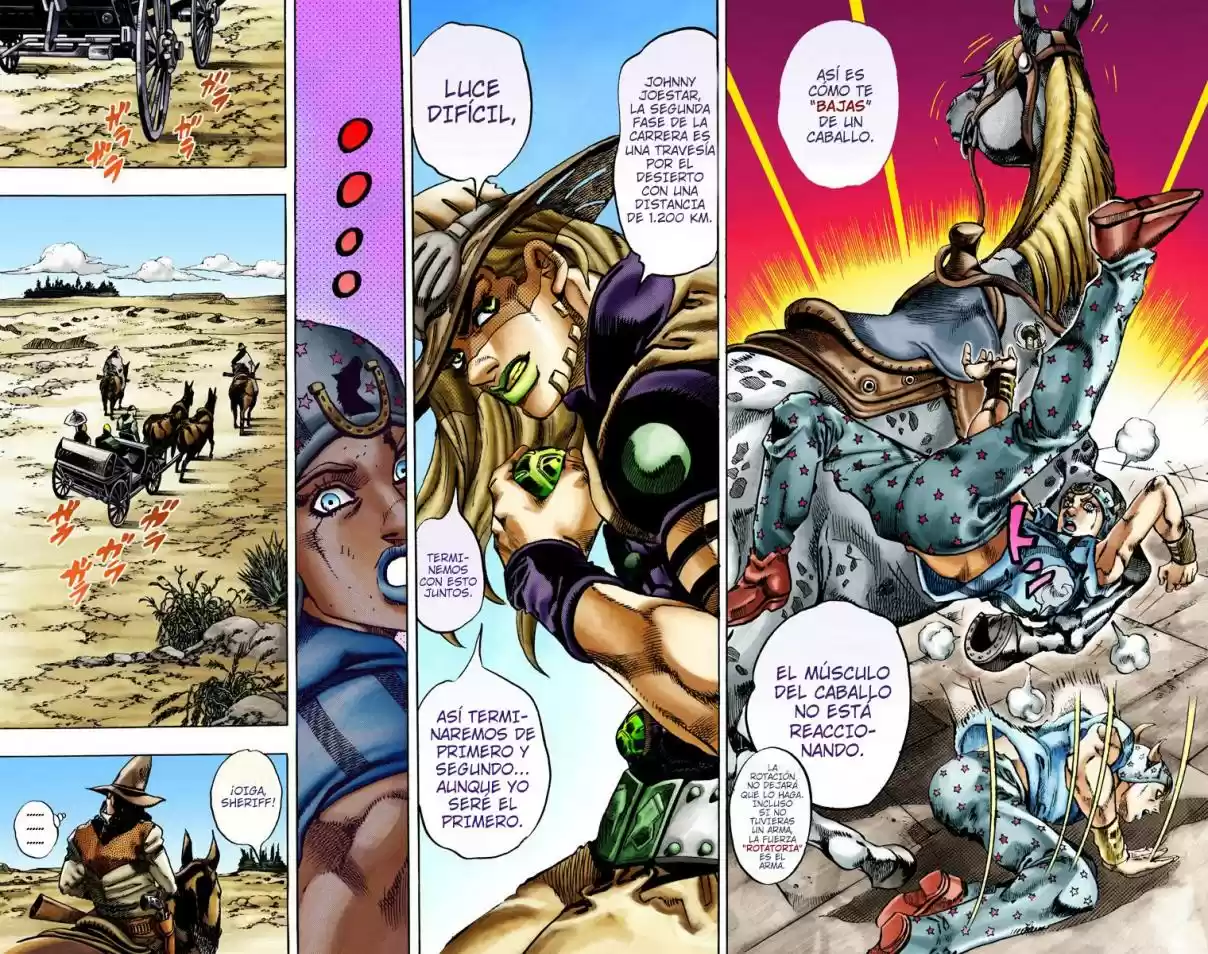 JoJo's Bizarre Adventure Part 7 - Steel Ball Run [Official Colored] - Capítulo 12 - Página 15 - LectorTMOo