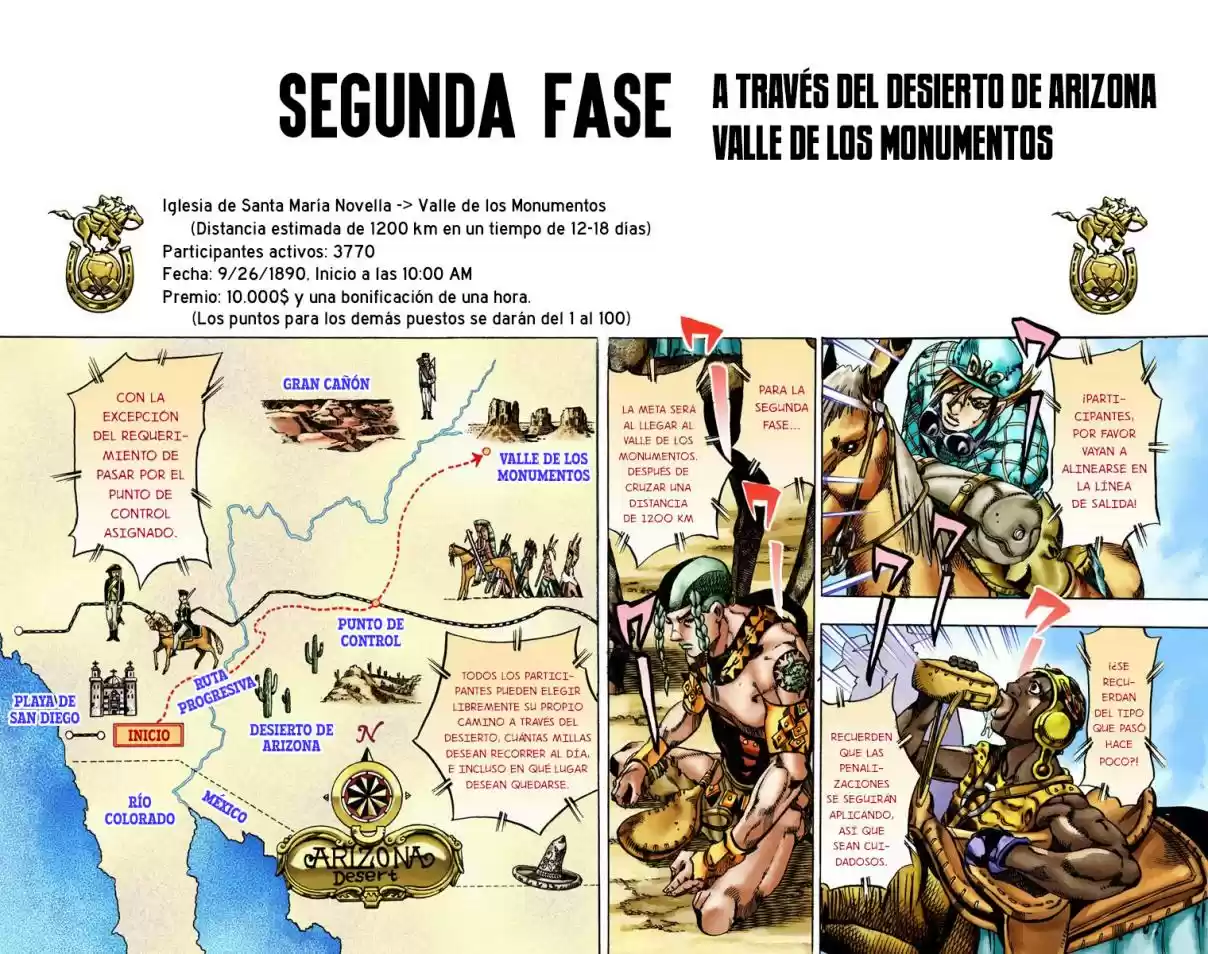 JoJo's Bizarre Adventure Part 7 - Steel Ball Run [Official Colored] - Capítulo 13 - Página 9 - LectorTMOo