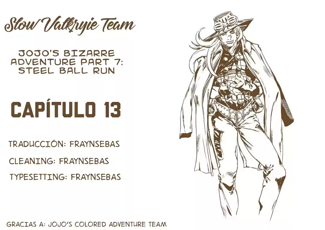 JoJo's Bizarre Adventure Part 7 - Steel Ball Run [Official Colored] - Capítulo 13 - Página 17 - LectorTMOo