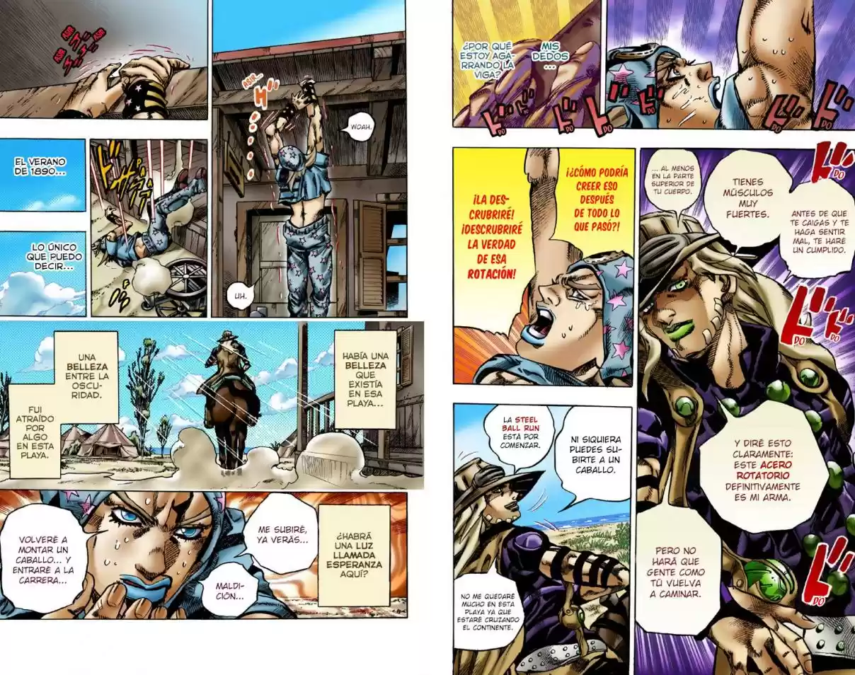 JoJo's Bizarre Adventure Part 7 - Steel Ball Run [Official Colored] - Capítulo 3 - Página 16 - LectorTMOo