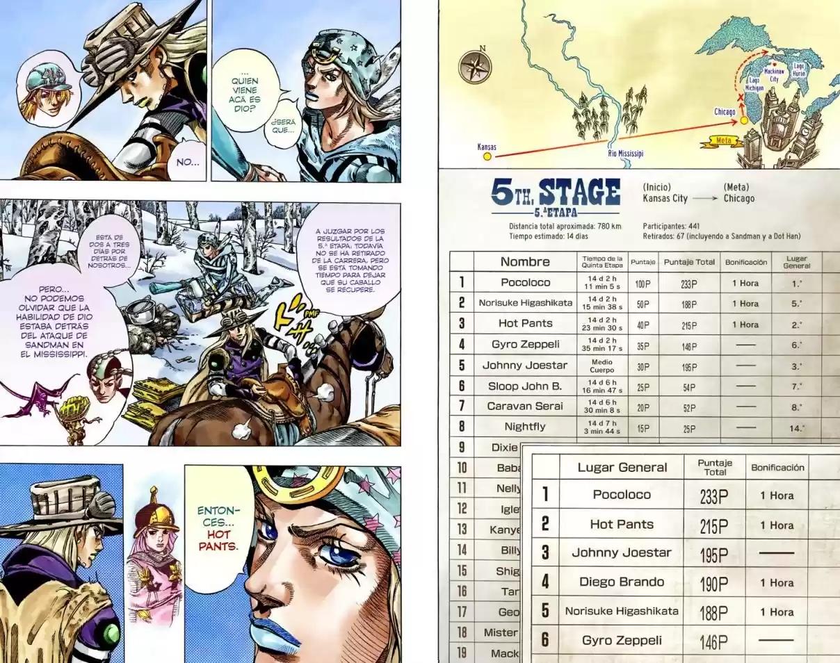 JoJo's Bizarre Adventure Part 7 - Steel Ball Run [Official Colored] - Capítulo 45 - Página 7 - LectorTMOo