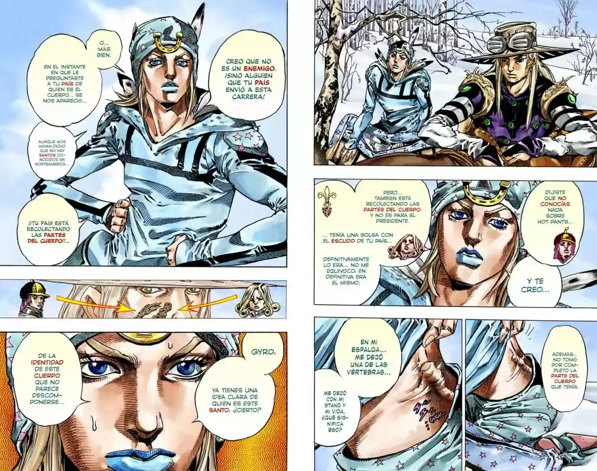 JoJo's Bizarre Adventure Part 7 - Steel Ball Run [Official Colored] - Capítulo 45 - Página 8 - LectorTMOo