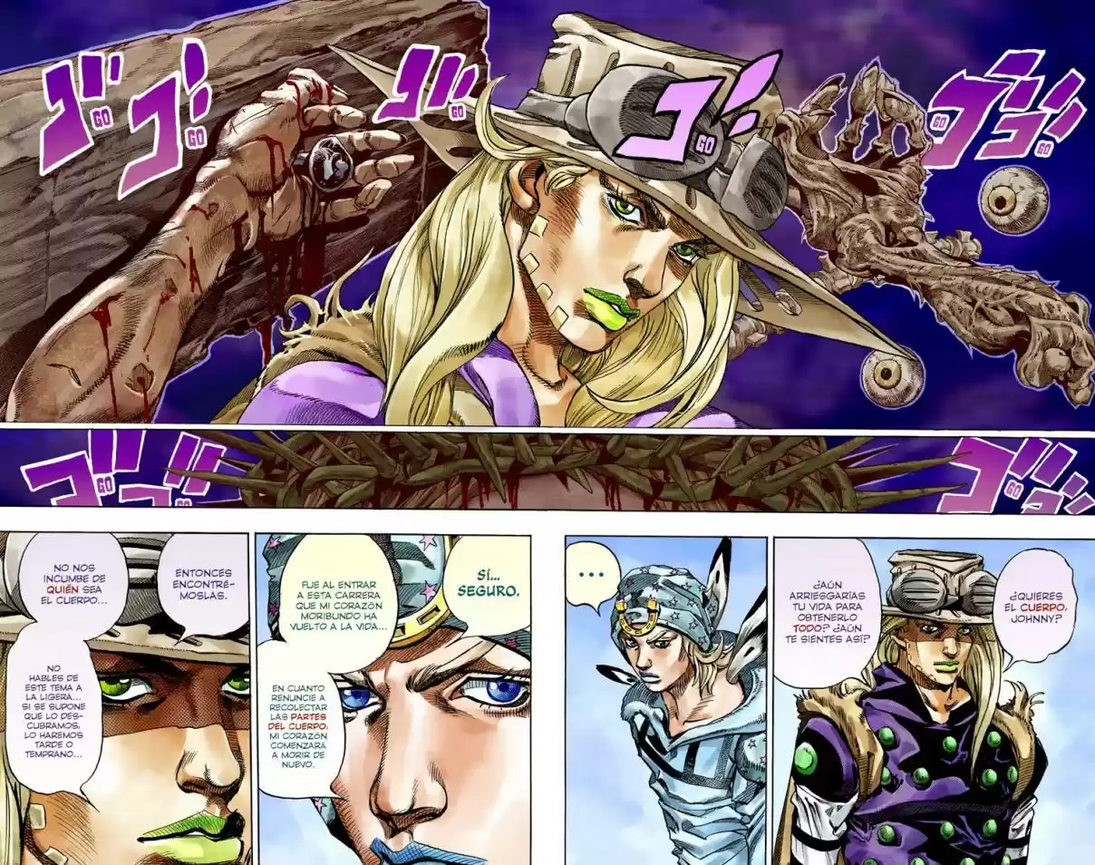 JoJo's Bizarre Adventure Part 7 - Steel Ball Run [Official Colored] - Capítulo 45 - Página 9 - LectorTMOo