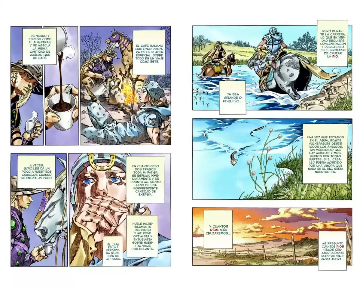 JoJo's Bizarre Adventure Part 7 - Steel Ball Run [Official Colored] - Capítulo 55 - Página 4 - LectorTMOo