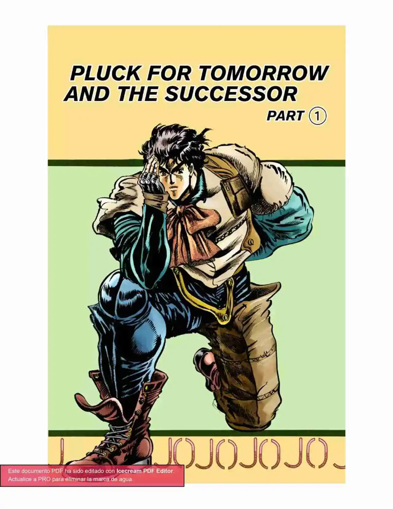 JoJo's Bizarre Adventure Parte 1: Phantom Blood Full Color - Capítulo 33 - Página 1 - LectorTMOo
