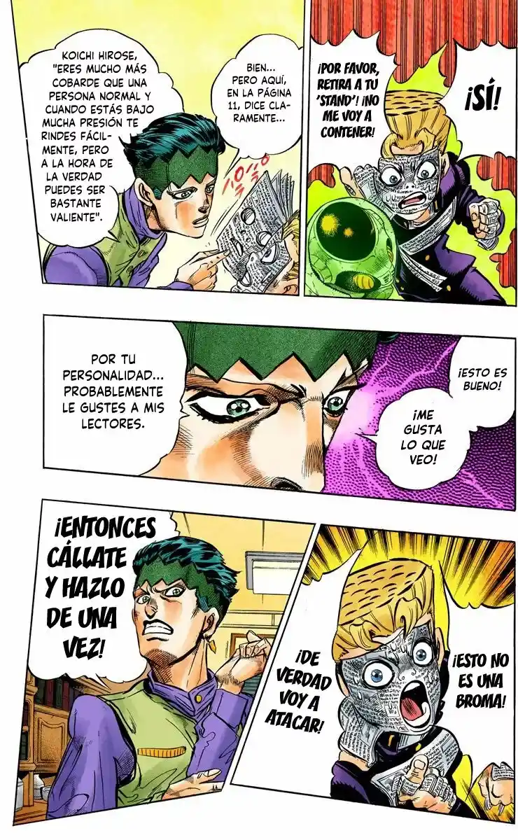 JoJo's Bizarre Adventure Parte 4: Diamond Is Unbreakable Full Color - Capítulo 55 - Página 5 - LectorTMOo