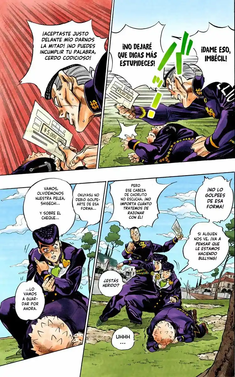 JoJo's Bizarre Adventure Parte 4: Diamond Is Unbreakable Full Color - Capítulo 74 - Página 5 - LectorTMOo