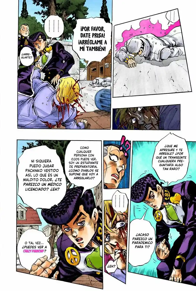 JoJo's Bizarre Adventure Parte 4: Diamond Is Unbreakable Full Color - Capítulo 98 - Página 8 - LectorTMOo