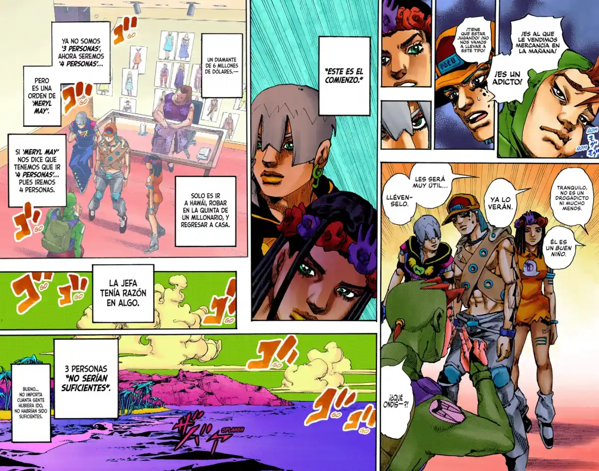 JoJo's Bizarre Adventure Parte 9: The JOJOLands (Versión A Color) - Capítulo 1 - Página 51 - LectorTMOo