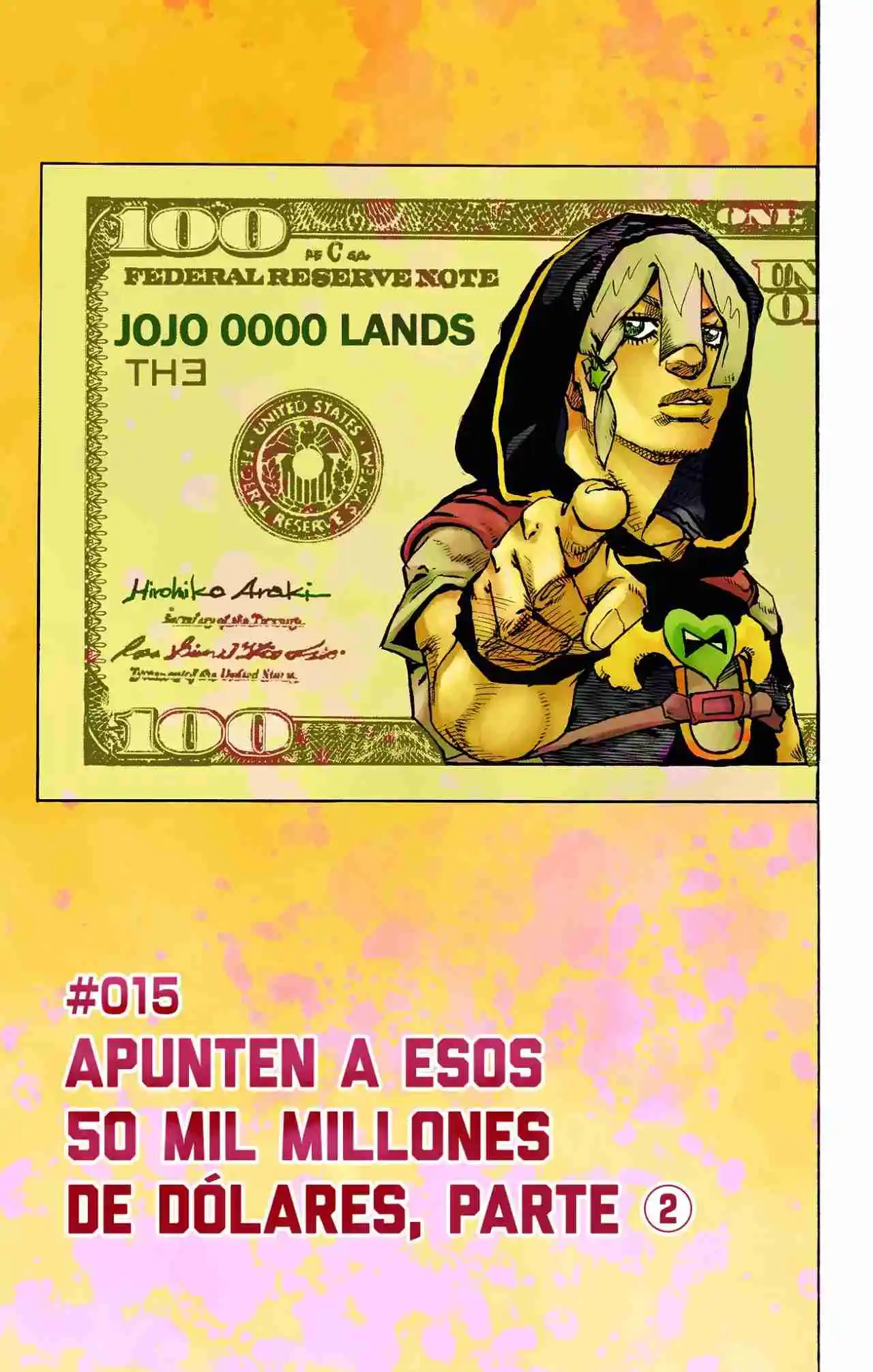 JoJo's Bizarre Adventure Parte 9: The JOJOLands (Versión A Color) - Capítulo 15 - Página 1 - LectorTMOo