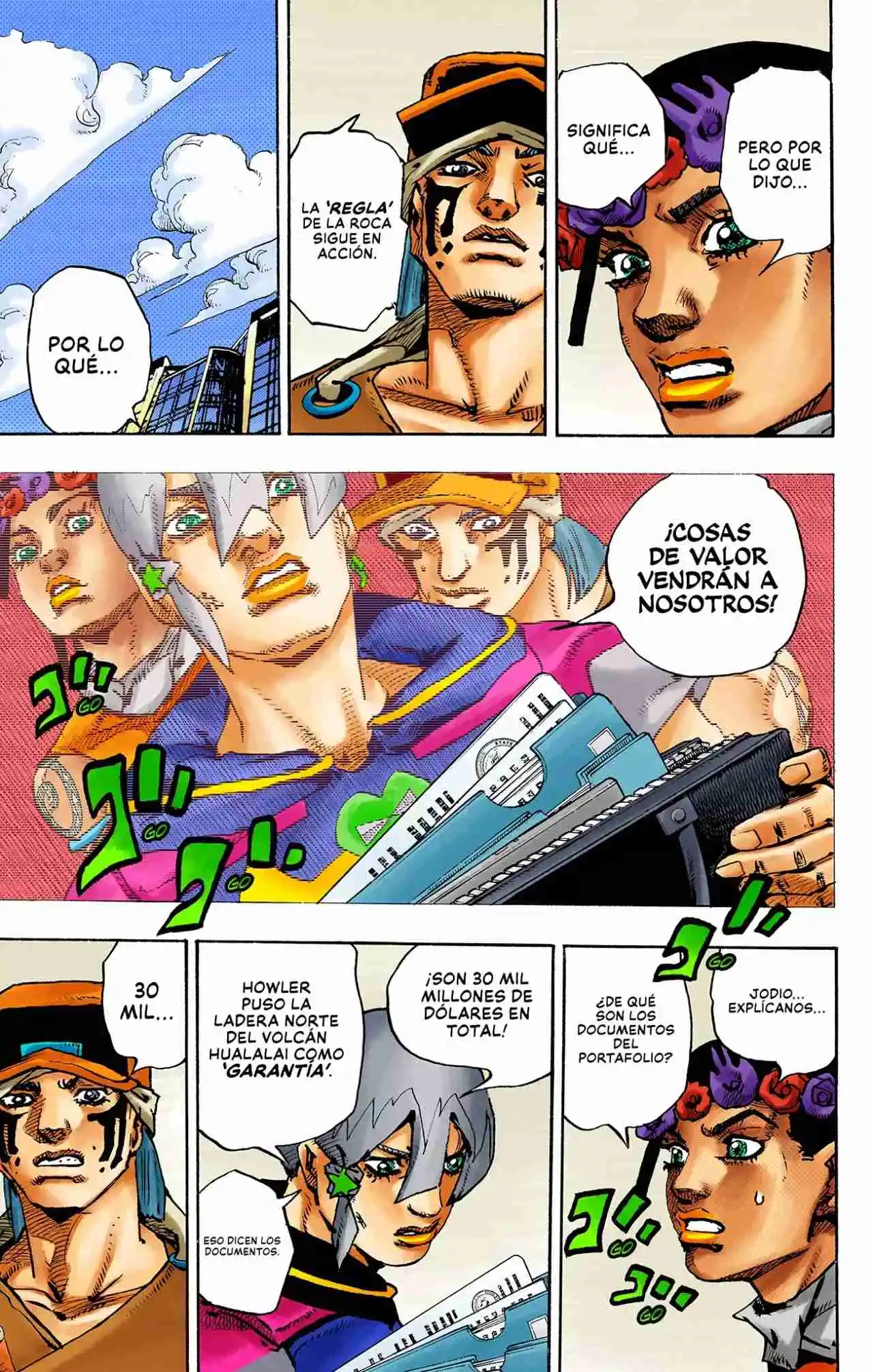 JoJo's Bizarre Adventure Parte 9: The JOJOLands (Versión A Color) - Capítulo 20 - Página 34 - LectorTMOo