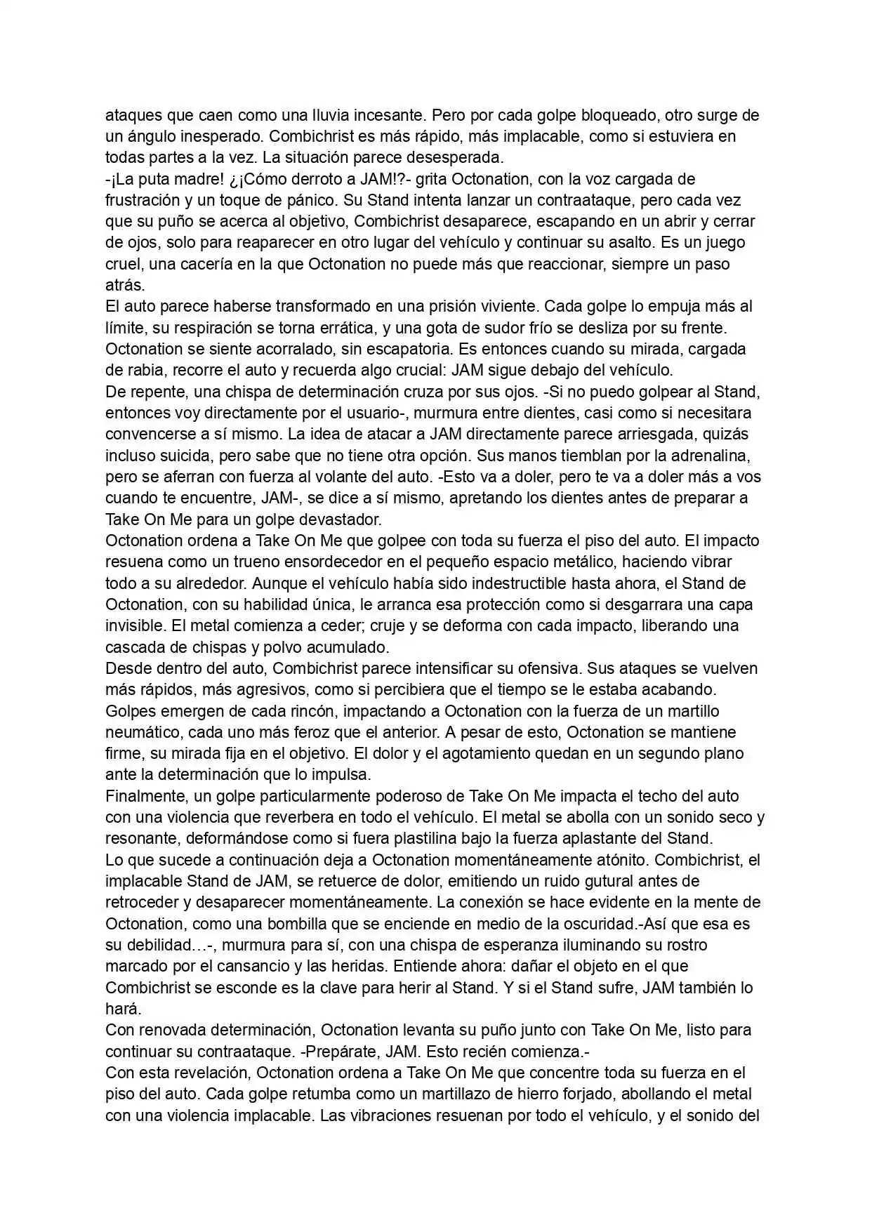 Jojo's Bizarre Adventure Parte X | Temporada 1: Cazadores De Stands (Novela) - Capítulo 10 - Página 4 - LectorTMOo