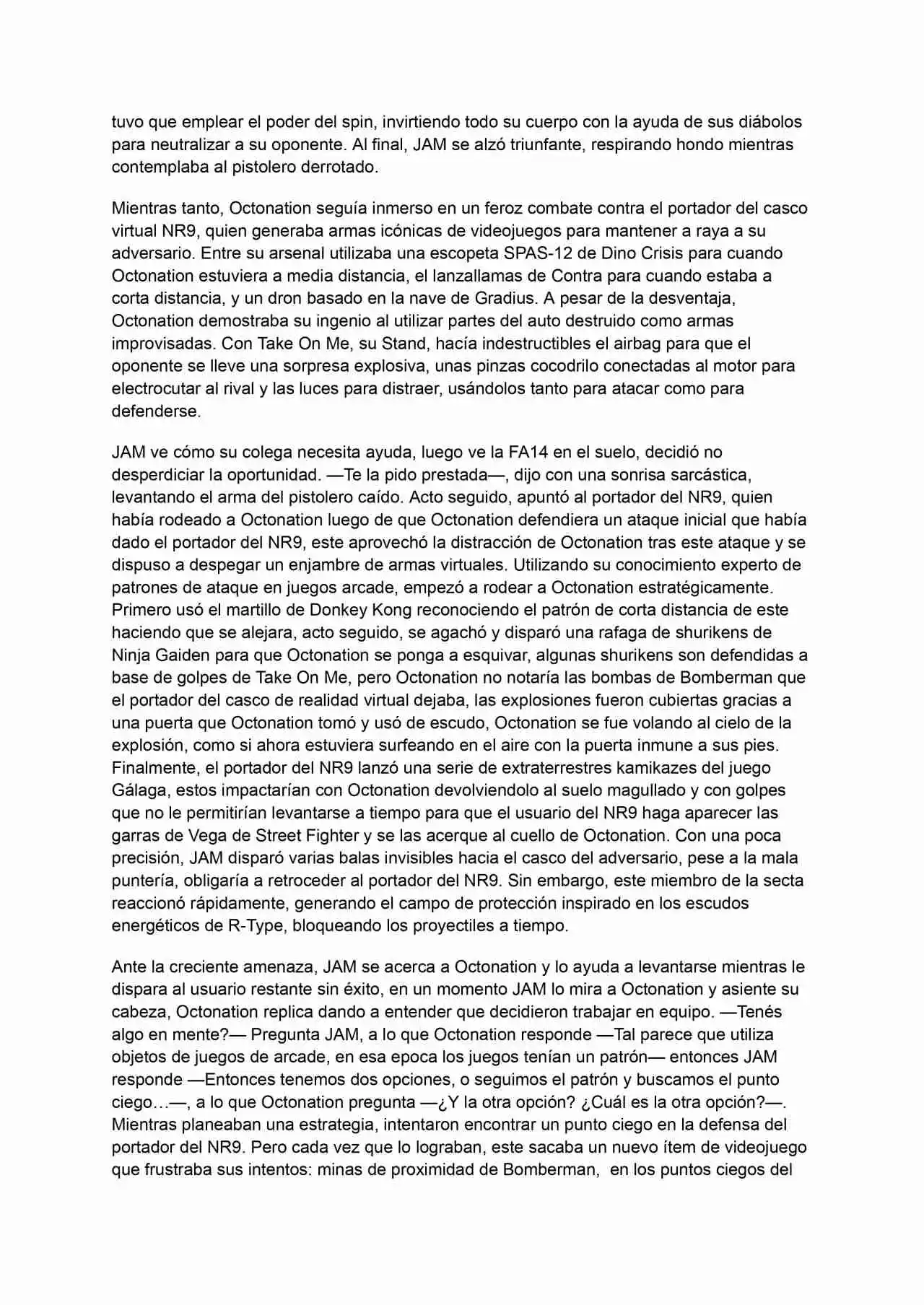 Jojo's Bizarre Adventure Parte X | Temporada 1: Cazadores De Stands (Novela) - Capítulo 13 - Página 8 - LectorTMOo