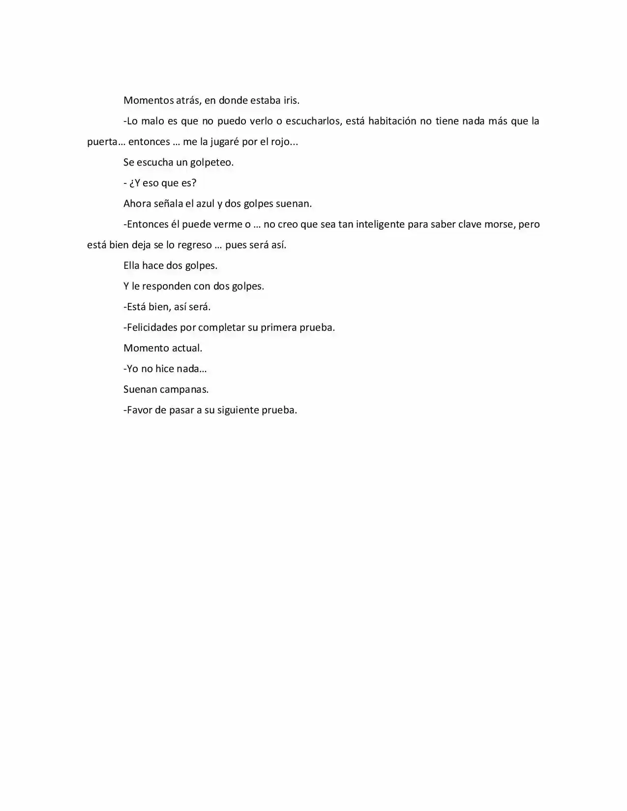 Juego De Pruebas (Novela) - Capítulo 1 - Página 4 - LectorTMOo