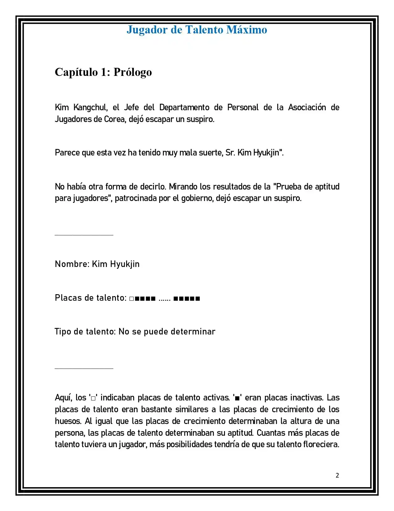 Jugador Desempleado - Capítulo 1 - Página 3 - LectorTMOo