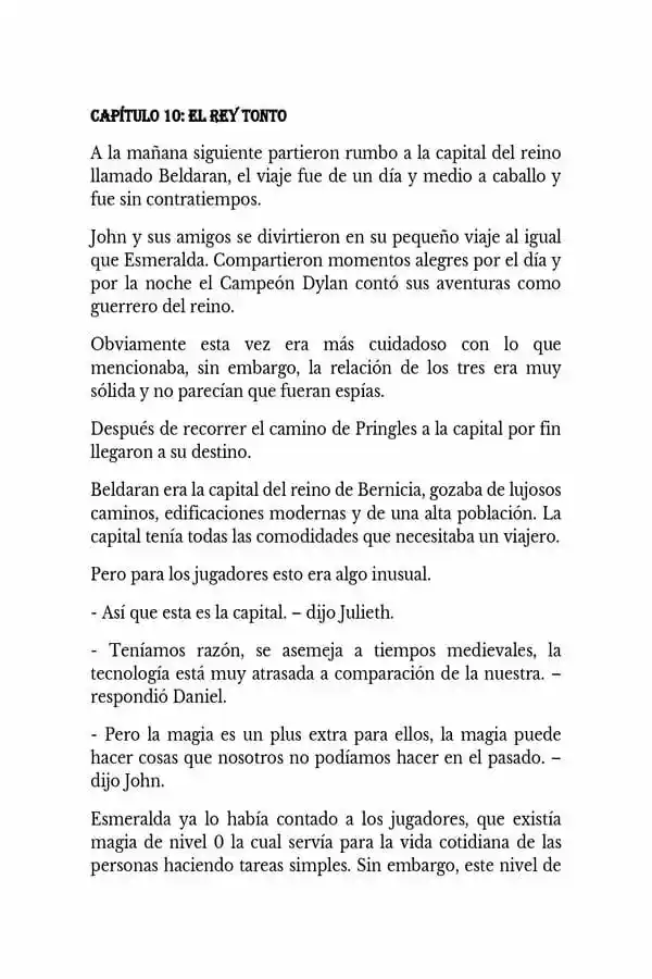 Jugadores En El Nuevo Mundo (Novela) - Capítulo 10 - Página 1 - LectorTMOo