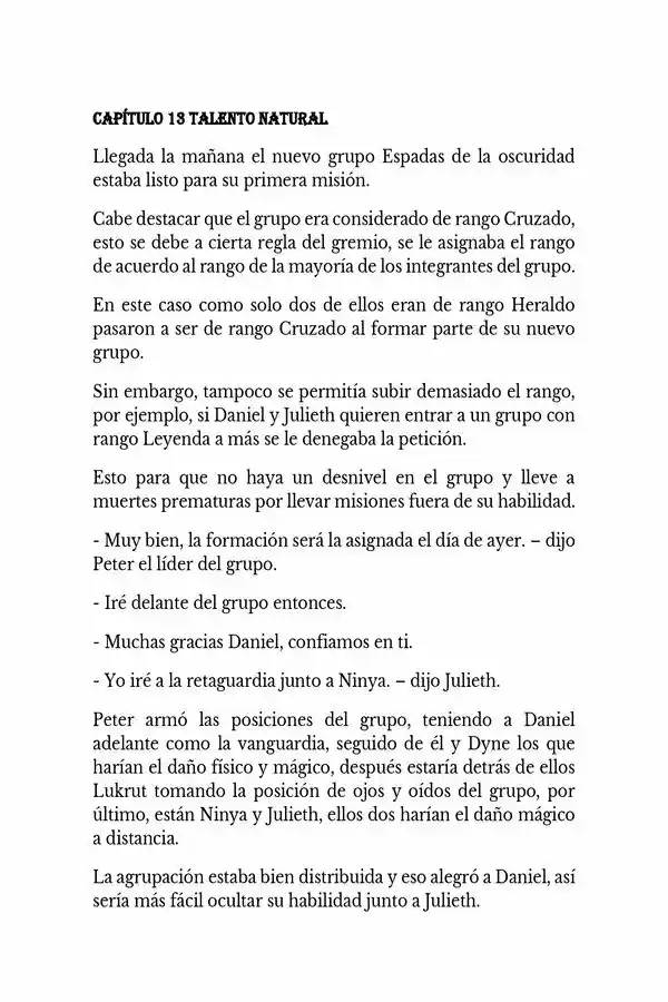 Jugadores En El Nuevo Mundo (Novela) - Capítulo 13 - Página 1 - LectorTMOo