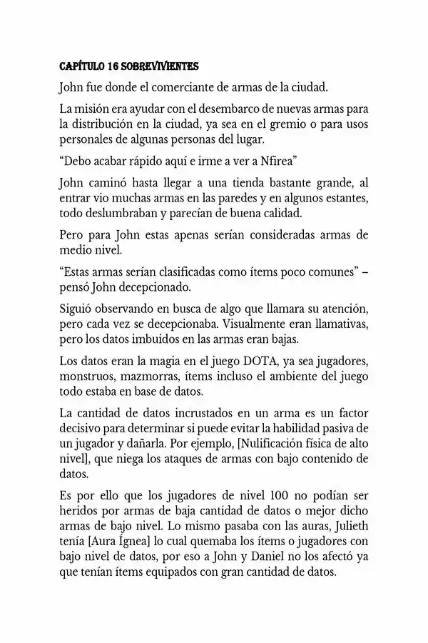 Jugadores En El Nuevo Mundo (Novela) - Capítulo 16 - Página 1 - LectorTMOo