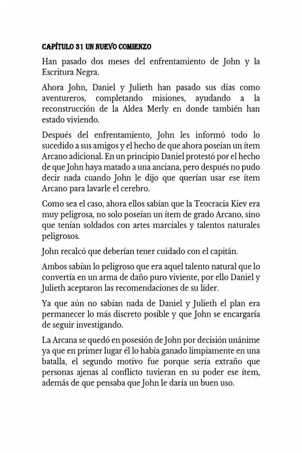 Jugadores En El Nuevo Mundo (Novela) - Capítulo 31 - Página 1 - LectorTMOo
