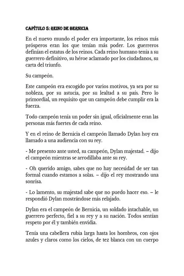 Jugadores En El Nuevo Mundo (Novela) - Capítulo 5 - Página 1 - LectorTMOo