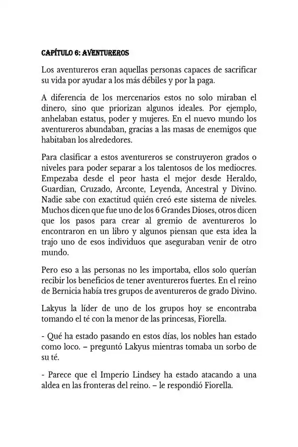 Jugadores En El Nuevo Mundo (Novela) - Capítulo 6 - Página 1 - LectorTMOo