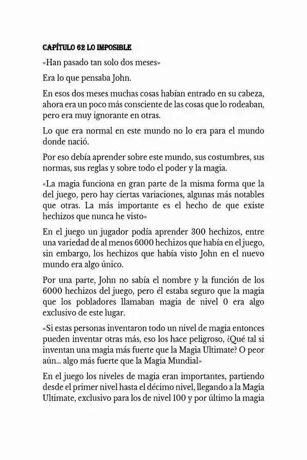 Jugadores En El Nuevo Mundo (Novela) - Capítulo 62 - Página 1 - LectorTMOo