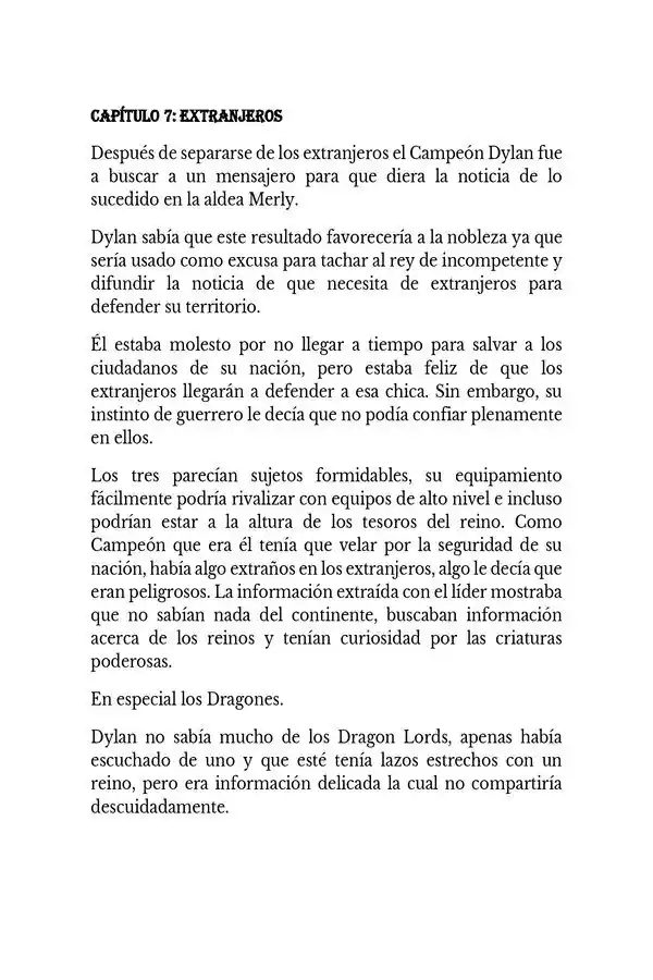 Jugadores En El Nuevo Mundo (Novela) - Capítulo 7 - Página 1 - LectorTMOo
