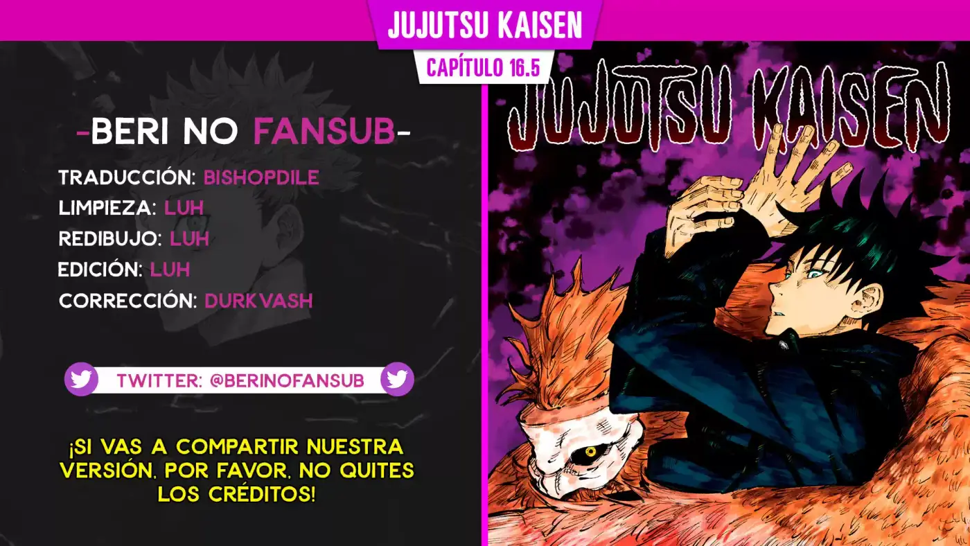 Jujutsu Kaisen - Capítulo 16.50 - Página 1 - LectorTMOo