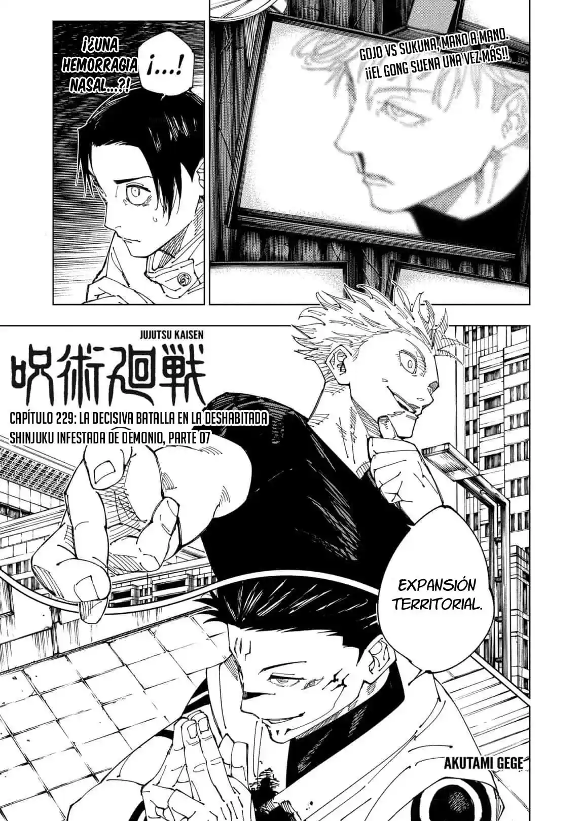 Jujutsu Kaisen - Capítulo 229.1 - Página 3 - LectorTMOo