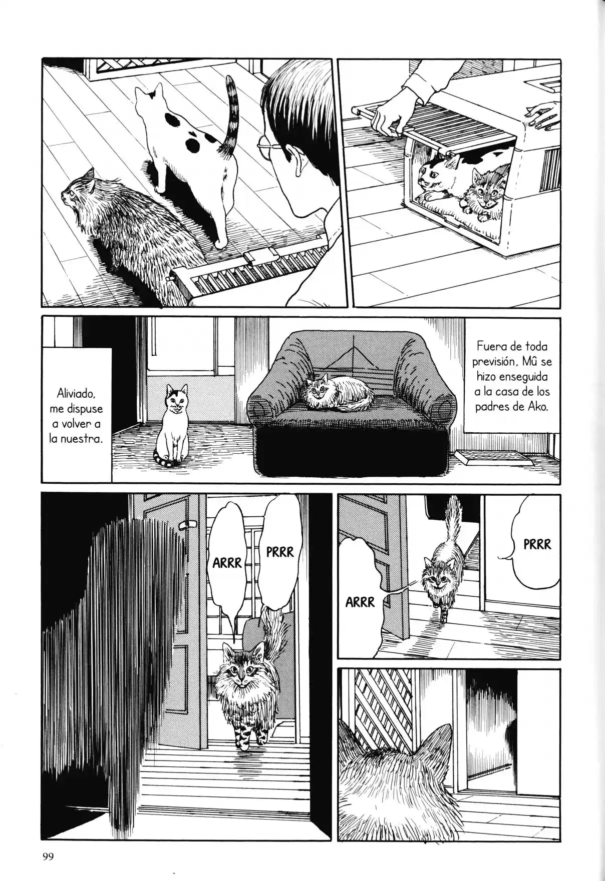 Junji Ito's Cat Diary: Yon & Mu - Capítulo 9 - Página 9 - LectorTMOo