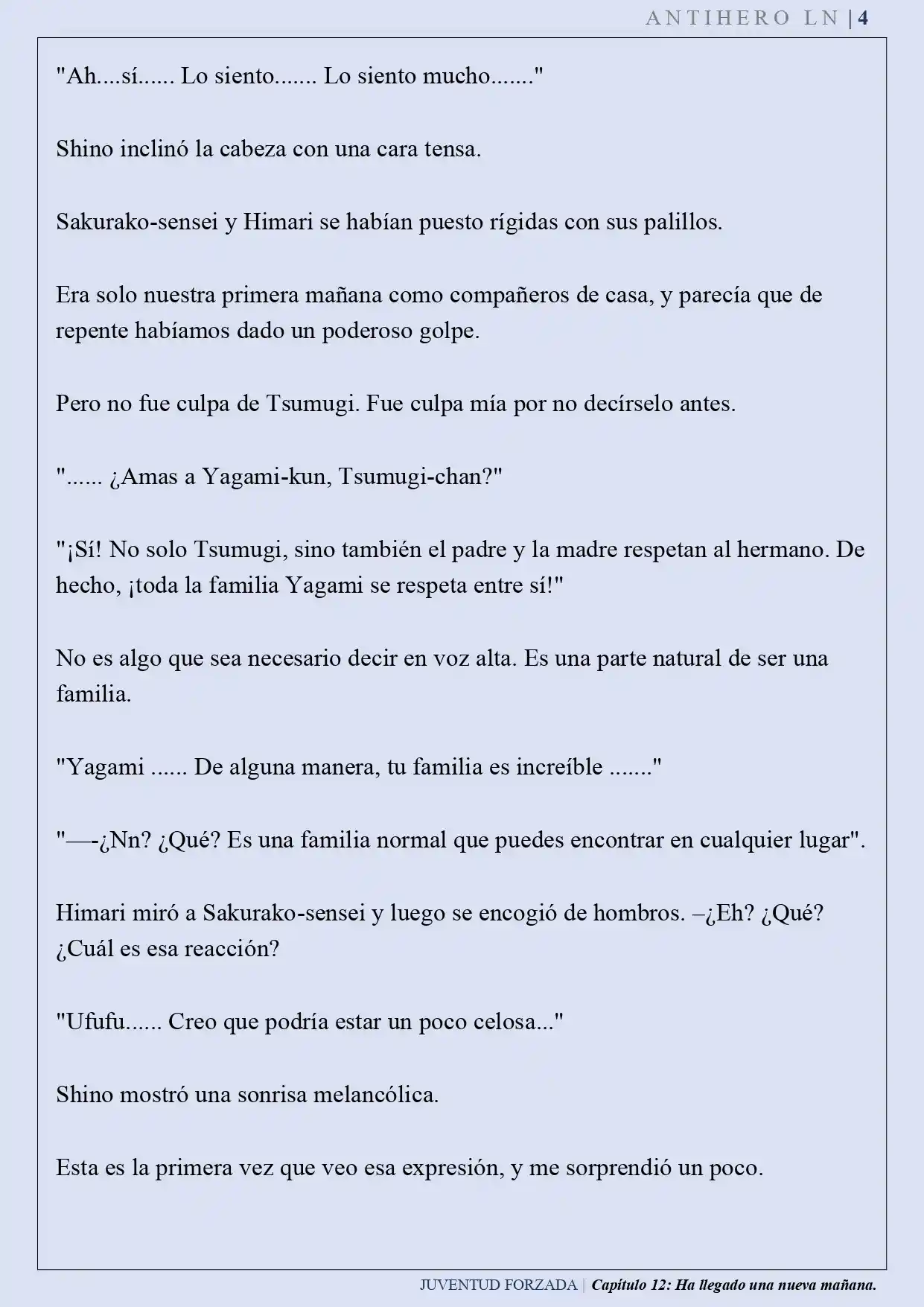 Juventud Forzada (Novela) - Capítulo 12 - Página 5 - LectorTMOo