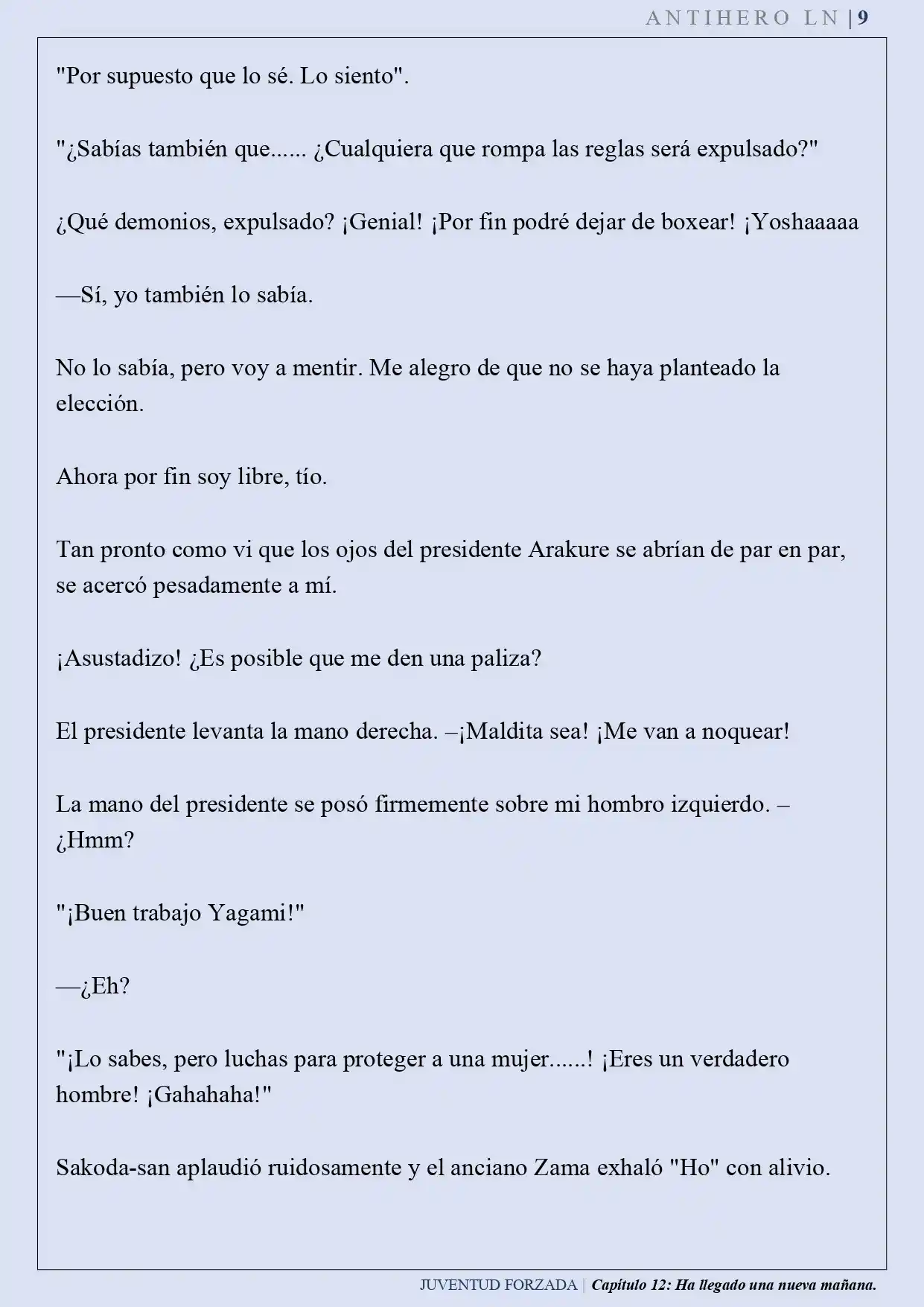 Juventud Forzada (Novela) - Capítulo 12 - Página 10 - LectorTMOo