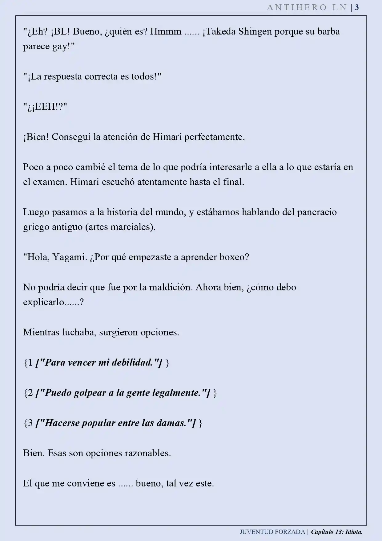 Juventud Forzada (Novela) - Capítulo 13 - Página 4 - LectorTMOo