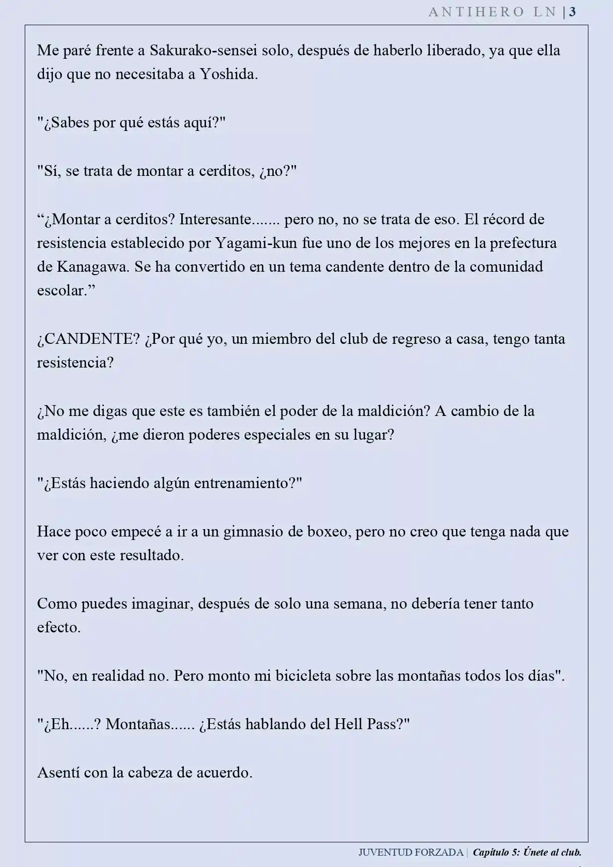 Juventud Forzada (Novela) - Capítulo 5 - Página 4 - LectorTMOo