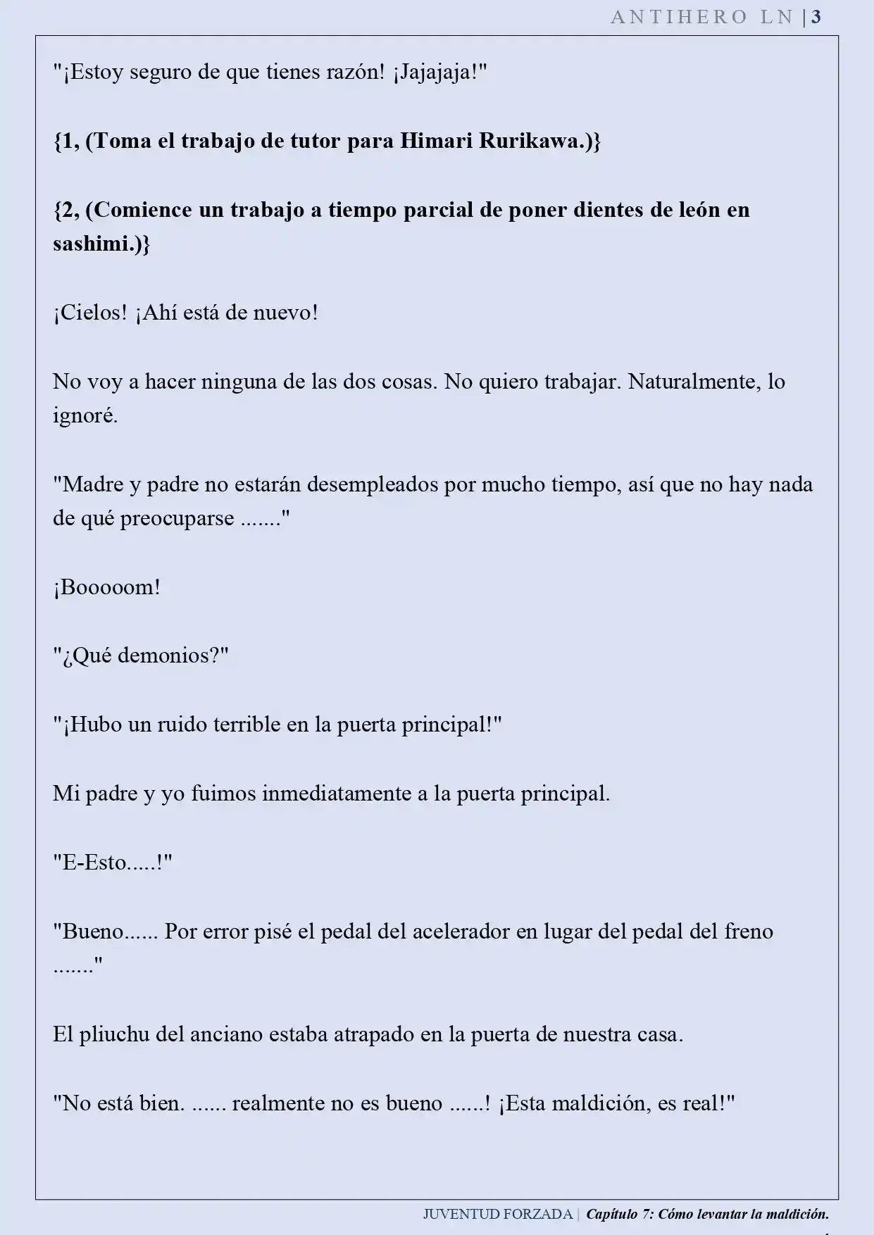 Juventud Forzada (Novela) - Capítulo 7 - Página 4 - LectorTMOo