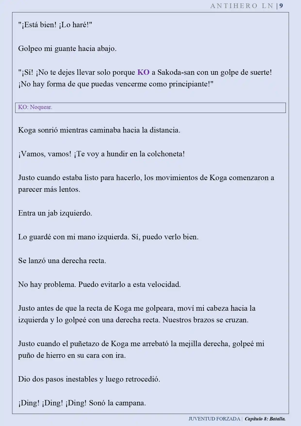Juventud Forzada (Novela) - Capítulo 8 - Página 10 - LectorTMOo
