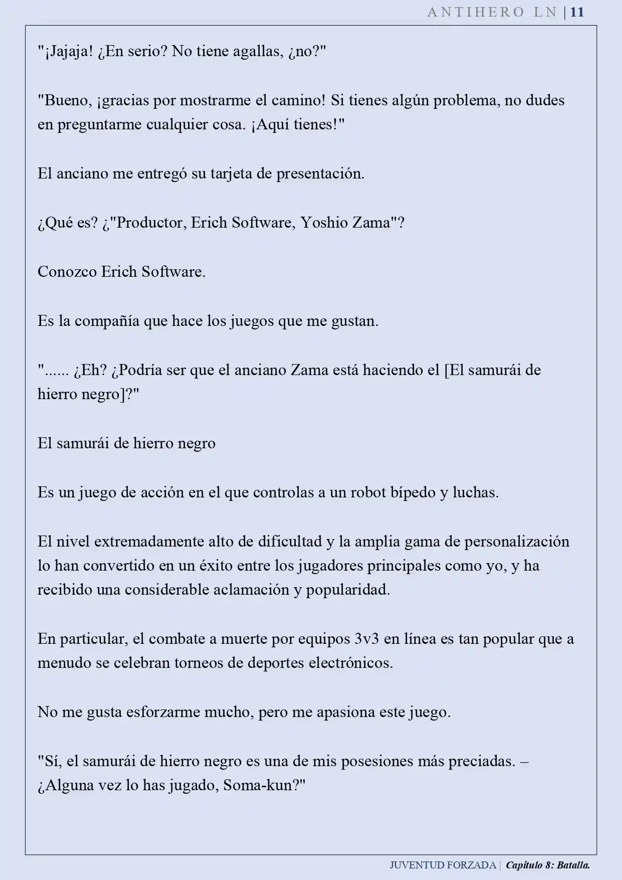 Juventud Forzada (Novela) - Capítulo 8 - Página 12 - LectorTMOo