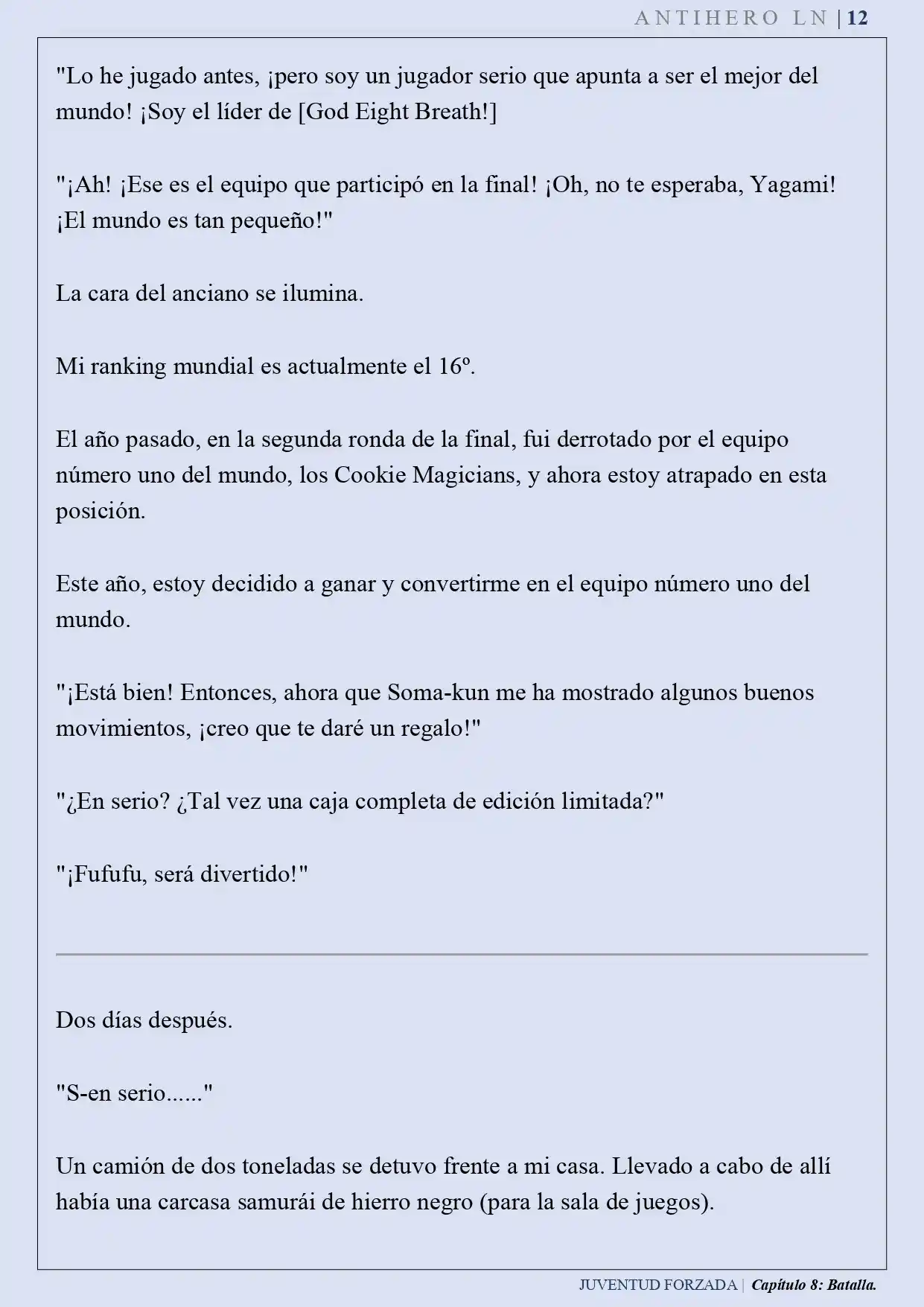 Juventud Forzada (Novela) - Capítulo 8 - Página 13 - LectorTMOo