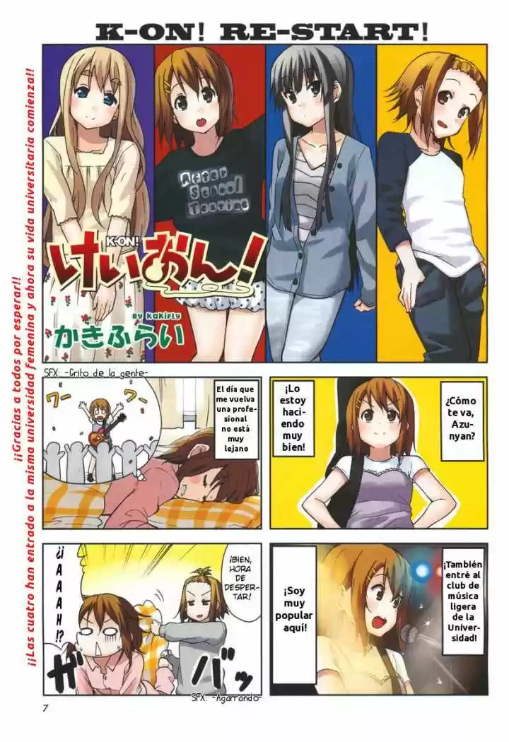 K-ON!! Restart - Capítulo 1 - Página 1 - LectorTMOo