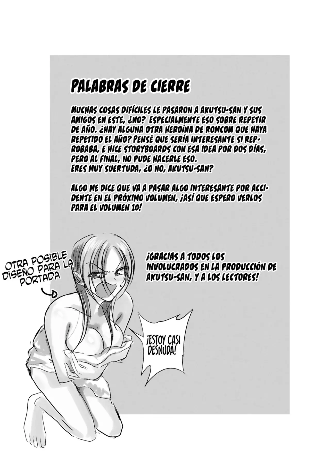 Kaette kudasai! Akutsu-san capítulo 175.2 página 7