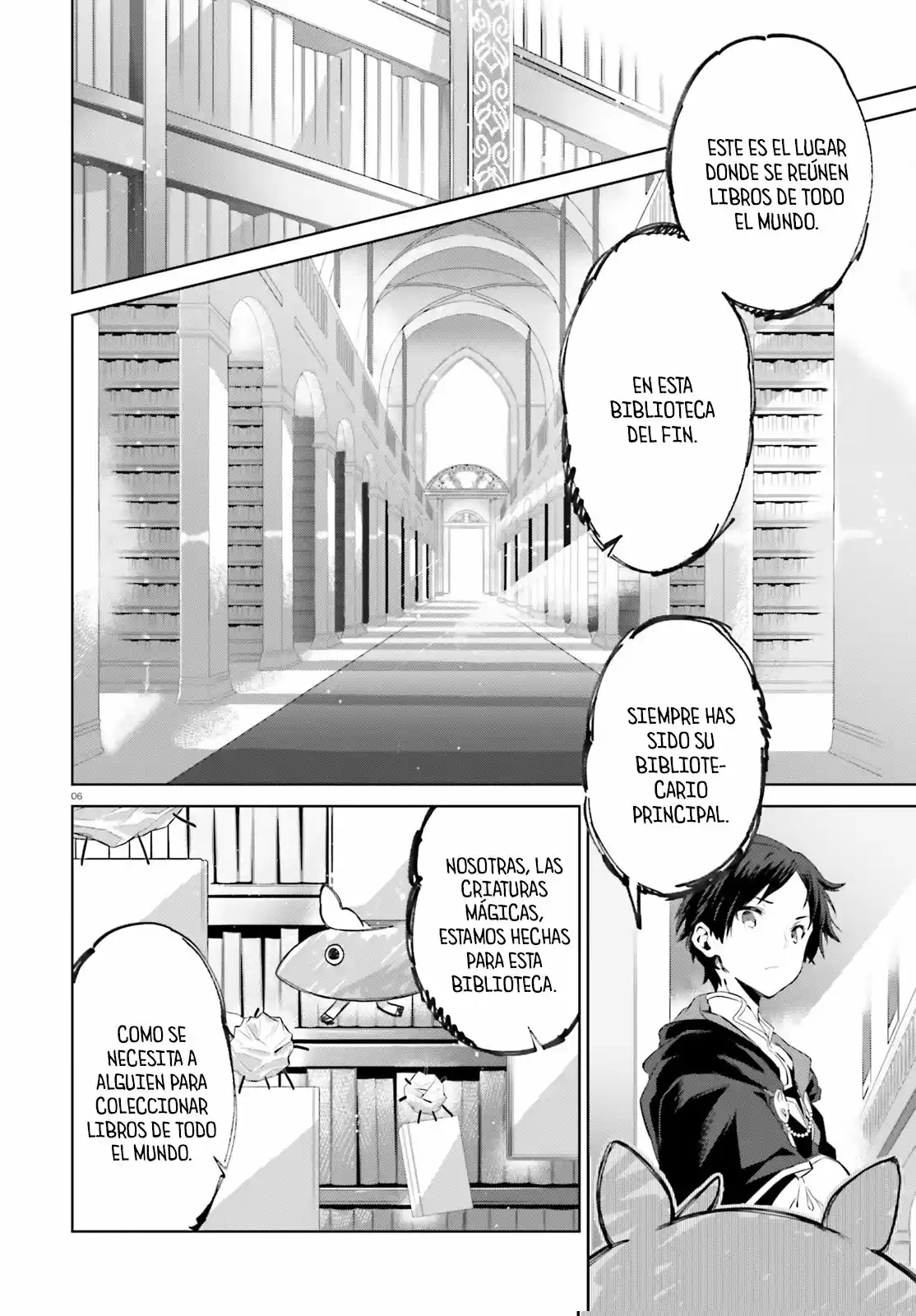 Kagami No Mukou No Saihate Toshokan: Kou No Yuusha To Itsuwari No Maou - Capítulo 1 - Página 6 - LectorTMOo