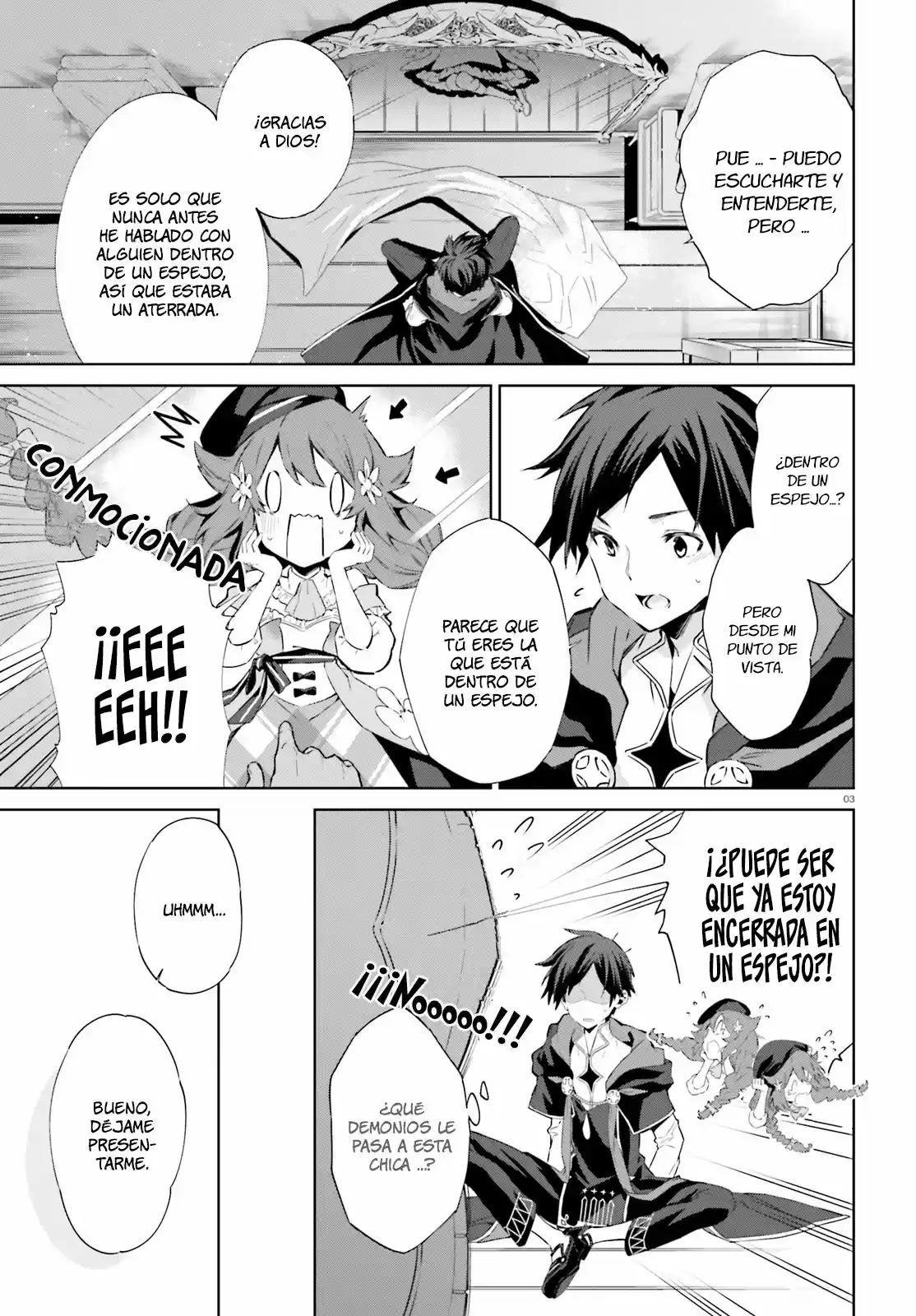 Kagami No Mukou No Saihate Toshokan: Kou No Yuusha To Itsuwari No Maou - Capítulo 2 - Página 4 - LectorTMOo