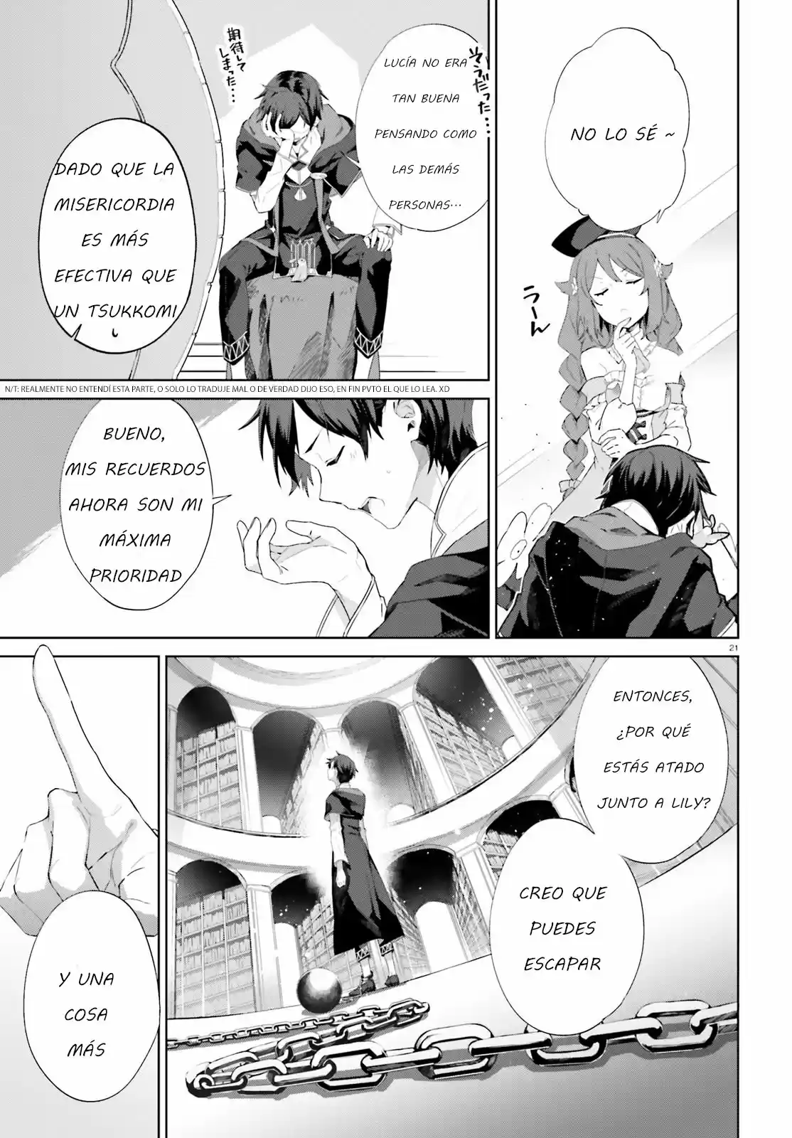 Kagami No Mukou No Saihate Toshokan: Kou No Yuusha To Itsuwari No Maou - Capítulo 9 - Página 21 - LectorTMOo